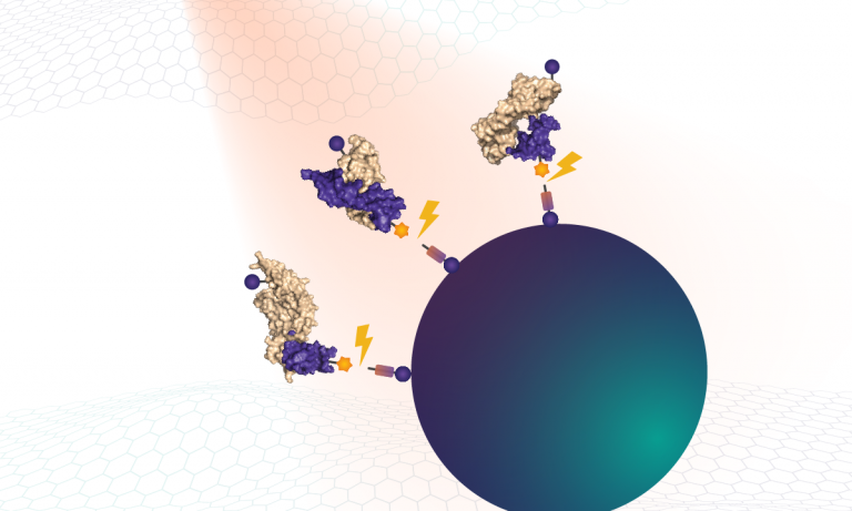 photocleavable linker protein breaks uv